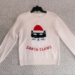 Santa Claws Holiday Sweater Sz Small